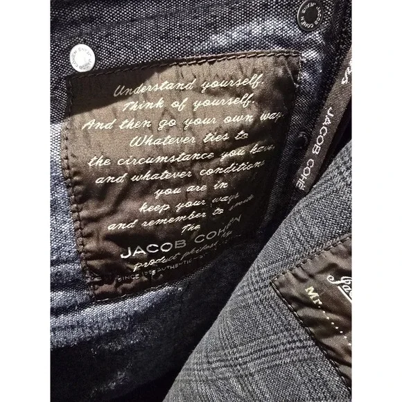 Jacob Cohen Mens Pants, Handmade In Italy, 100 Pima Cotton, 31x28, Type 622.